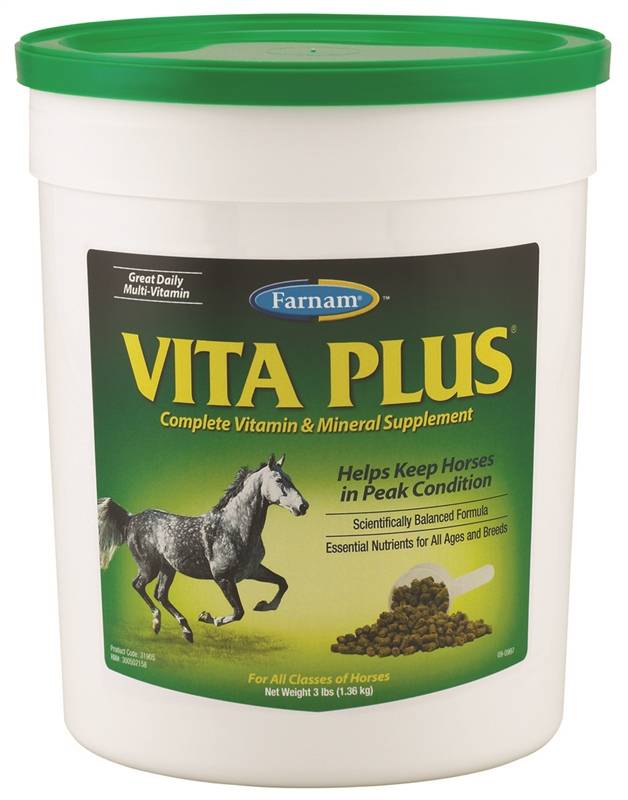 Vita Plus 31905 Horse Supplement, 3 lb Bucket