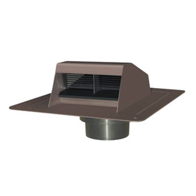 Duraflo 6011BL Low Profile Type B Exhaust Vent With Flapper and