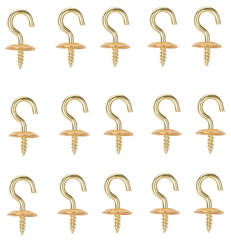 ProSource LR388PS RustResistant Decorative Cup Hook, Solid Brass