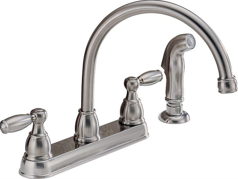 Peerless P299575LFSS Kitchen Faucet, 81/8 in X 65/8 in Spout, 8 in