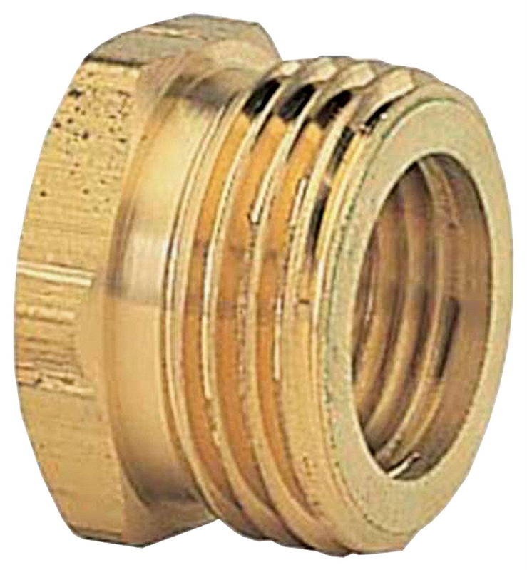 Gilmour 7MP7FH Hose Connector, 3/4 X 3/4 in, MPT X FHT, Solid Brass
