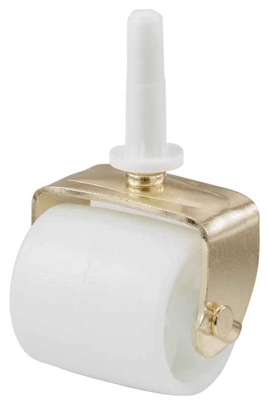 Shepherd Hardware 9535 Bed Roller, 21/8 in Dia Wheel, 125 lb Load, White