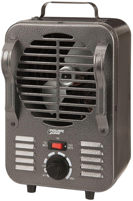 Milkhouse LH872 Mini Portable Electric Heater, 200 sqft, 750/1500 W