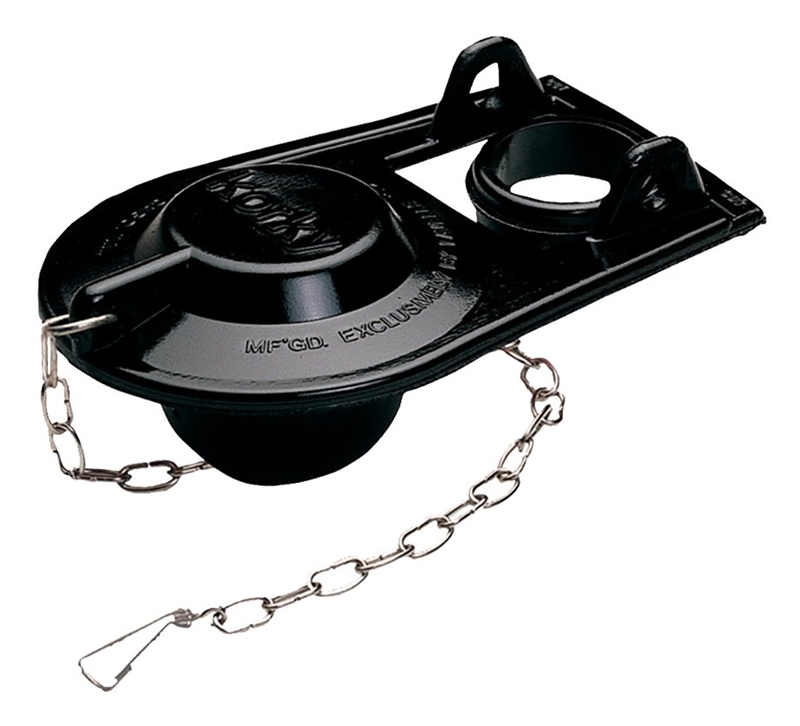 Lavelle Classic Larger Ball, Replacement Toilet Flapper, Rubber, Black