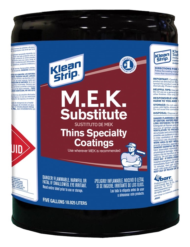 KleanStrip CME71 Methyl Ethyl Ketone, 5 gal, Liquid
