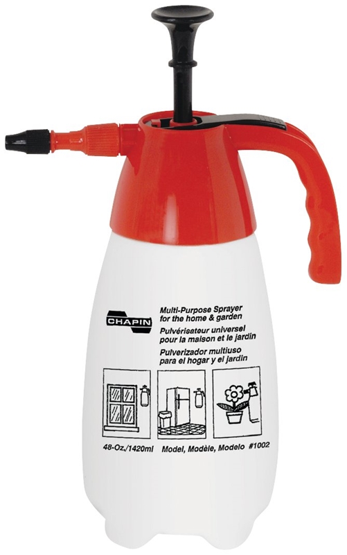 Chapin 1002 Compressed MultiPurpose Air Sprayer, 48 oz Bottle, Adjustable, Plastic