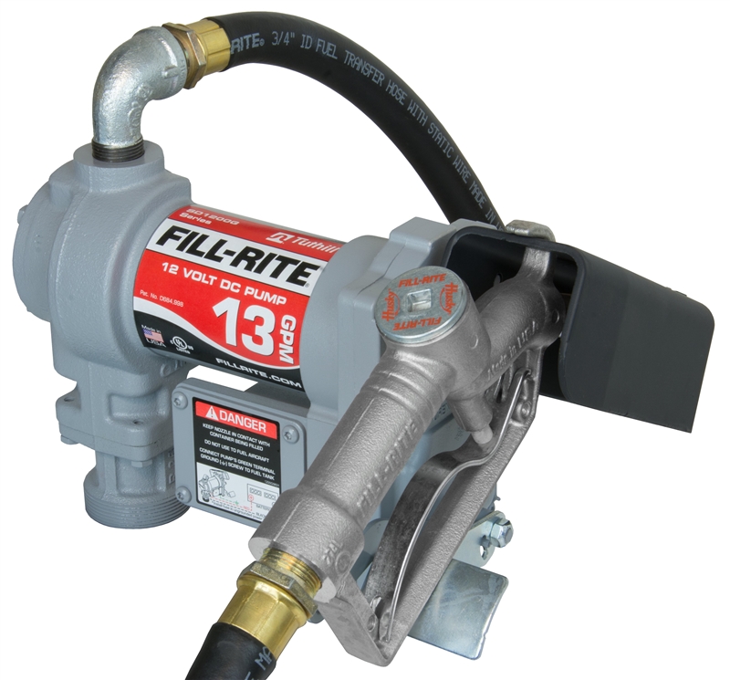 FillRite SD1202G/SD1202 Fuel Transfer Pump, Motor 1/4 hp, 12 VDC, 20