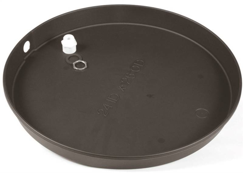 Camco 11460 Drain Pan With 1 in PVC Fitting, For Use With Electric