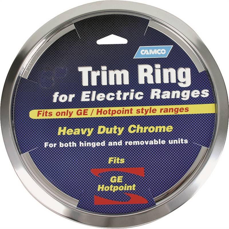 Camco GE/Hotpoint Electric Trim Ring, For Use With Metal or Porcelain