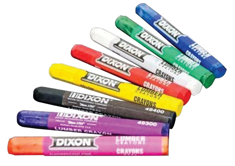 LUMBER CRAYON HEX CARBON BLACK Case of 12