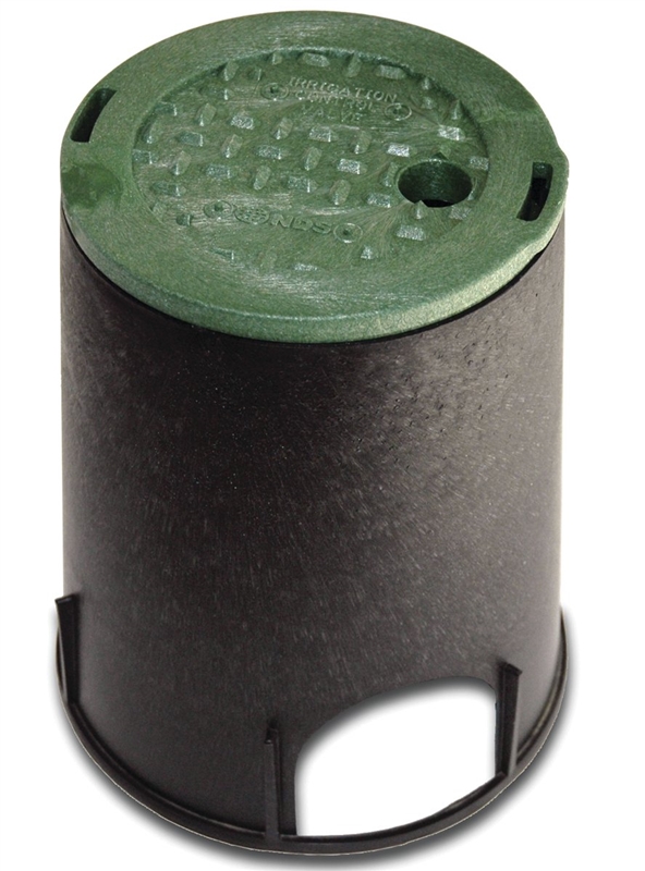 NDS 107BC Valve Box with Overlapping ICV Cover, 83/8 in L, 83/8 in H