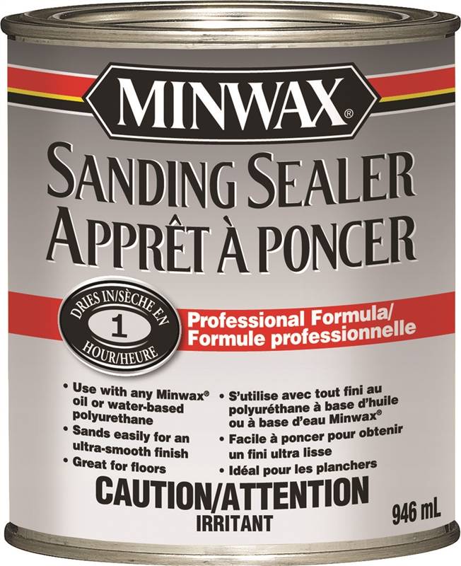 Minwax CM6570000 Sanding Sealer, Clear, Liquid, 946 mL, Can