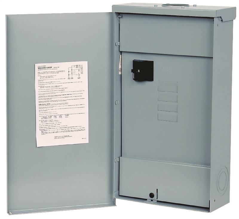 Siemens EQ W0404MB1200CT Load Center, 120/240 VAC, 200 A, Main Lug