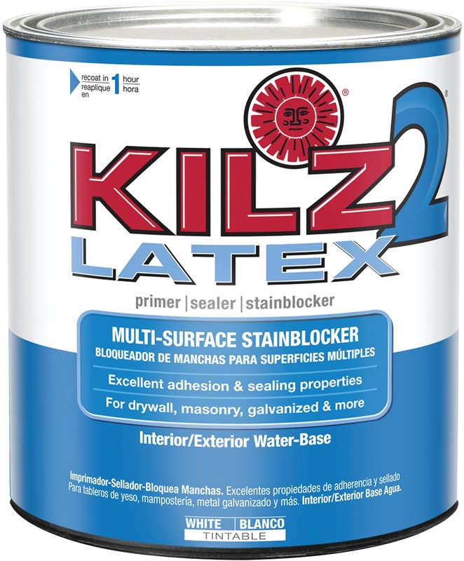 Kilz Premium 20002 Premium Primer, 1 qt, White Liquid