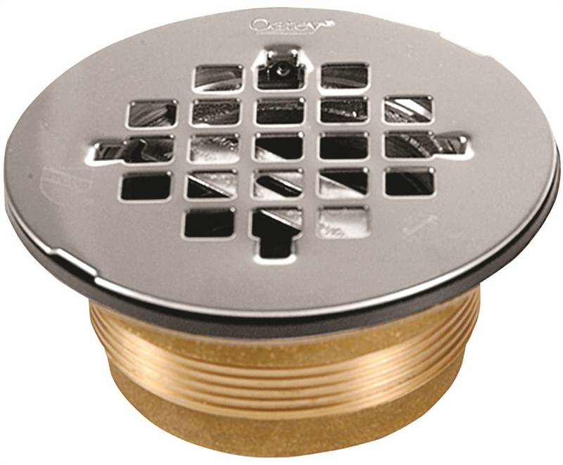 Oatey 140 Shower Stall Drain, 2 in, Brass
