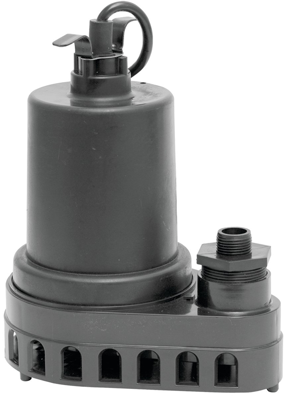 Superior Pump 91570 Submersible Utility Pump, 1/2 hp, 4.9 A, 10 ft