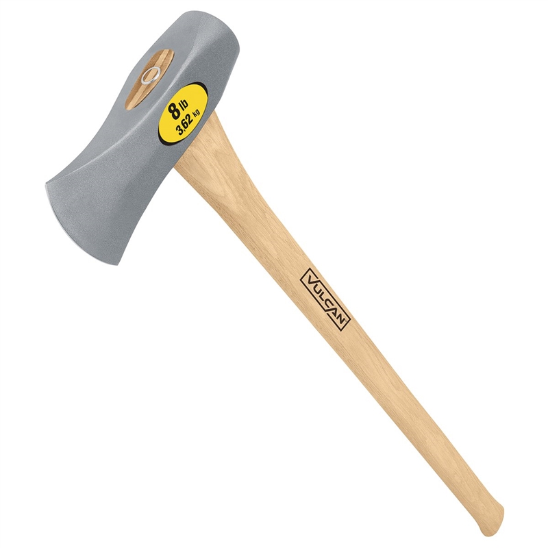 Vulcan 33391 Wood Splitting Maul With Handle, 8 lb, Hickory Handle