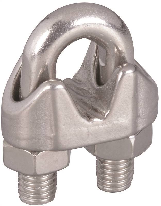 National Hardware 4230BC Series N830314 Wire Cable Clamp, 1/4 in Dia