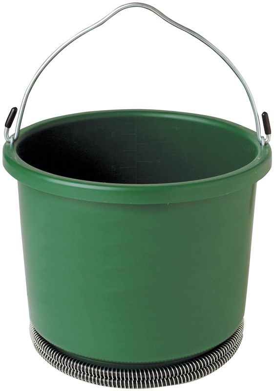 Farm Innovators HB60 Heated Bucket, Plastic, Green