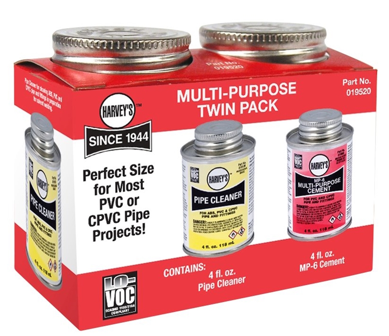 Harvey 19520 AllPurpose Pipe Cleaner, Liquid, Clear, 4 oz Box