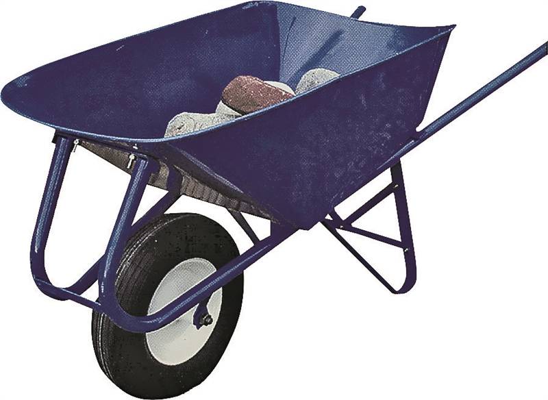 Wellmade Y5 Wheelbarrow, 5 cuft