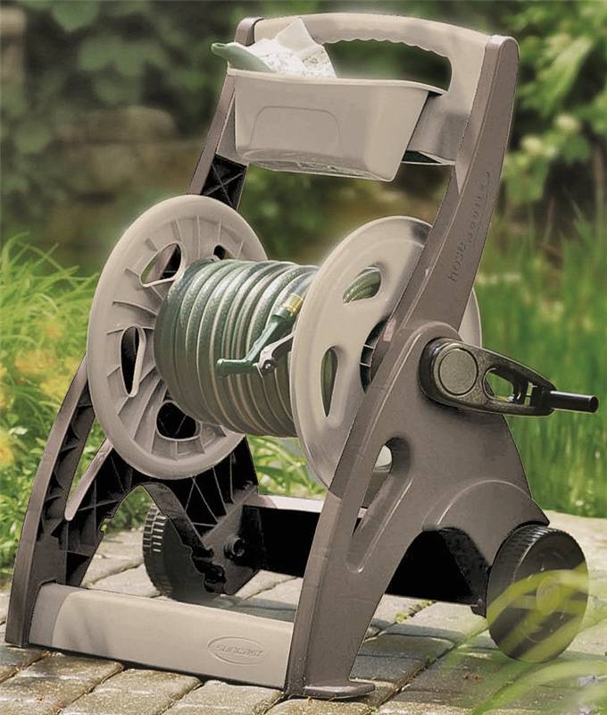 Suncast Hosemobile Hose Reel Cart, 5/8 in X 225 ft Hose, 23 in W x 20