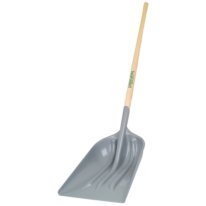 Landscapers Select 34604 Scoop Shovel, 141/4 in W Blade, ABS Blade