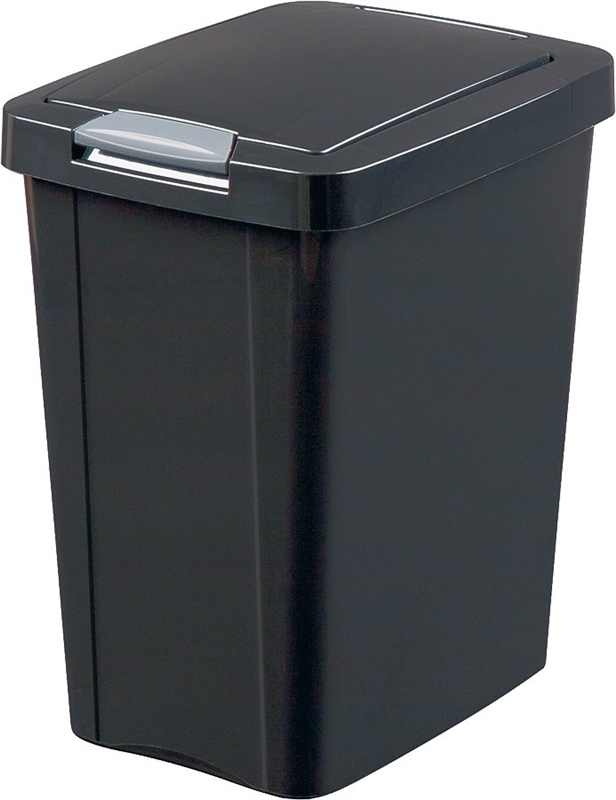 WASTEBASKET TOUCHTOP BLK 7.5G Case of 4