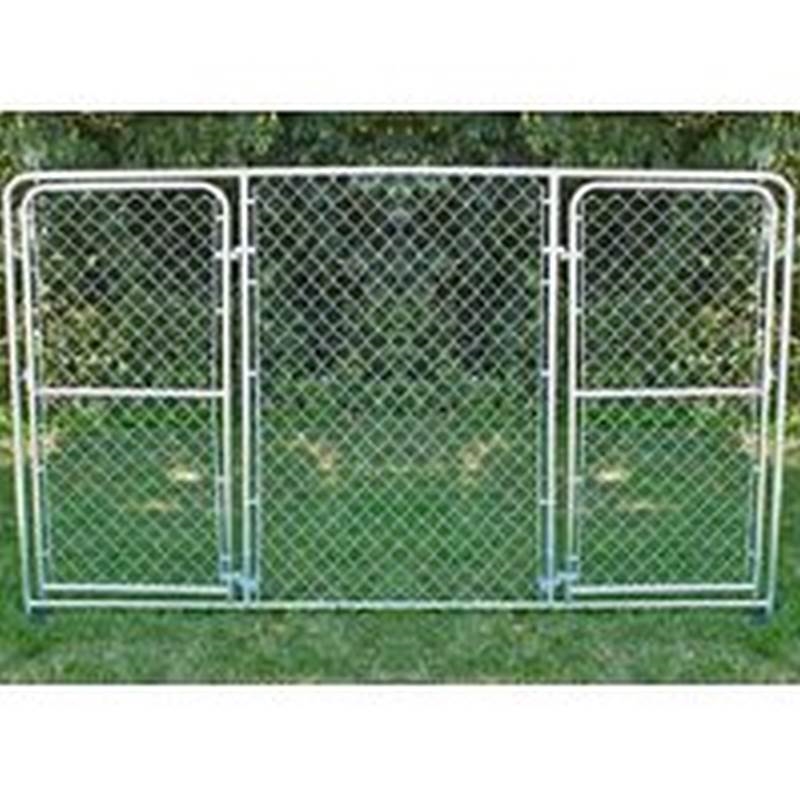 spsfence DKS41006 Double Gate Panel, 10 ft Length X 6 ft Height, Steel