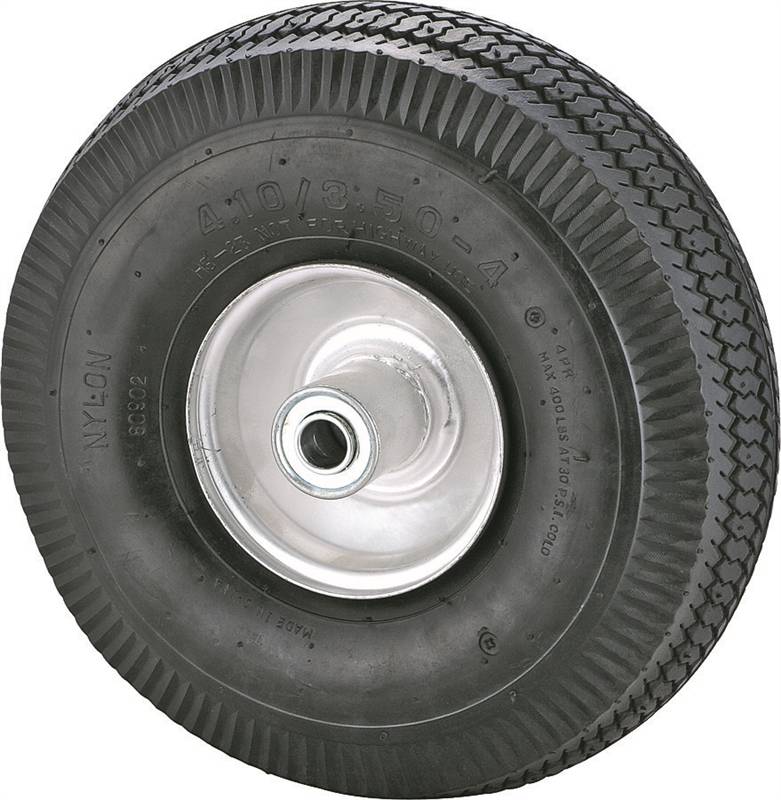 ProSource CW/GS3339 Hand Truck Wheel, Tube, 10 x 31/2 in Tire, 11/2
