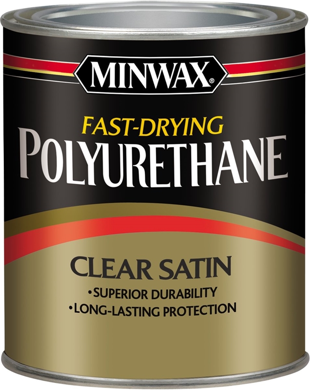 Minwax 63010444 Polyurethane, Liquid, Clear, 1 qt, Can