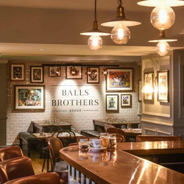 Balls Brothers Mayfair Updated 2024, British Restaurant in London