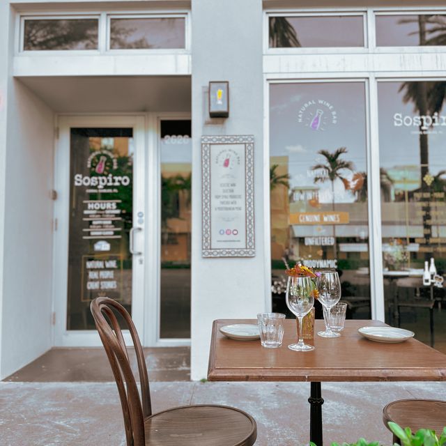 Sospiro Natural Wine Bar Restaurant Coral Gables, , FL OpenTable