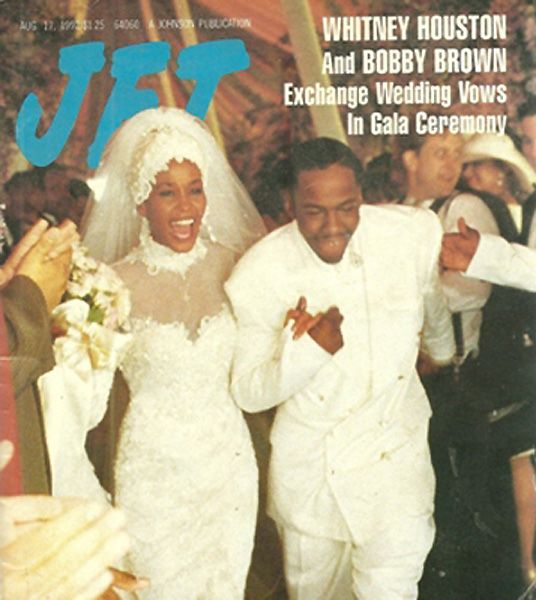 Whitney Houston Back Image 18 from Celeb Wedding Dresses 17