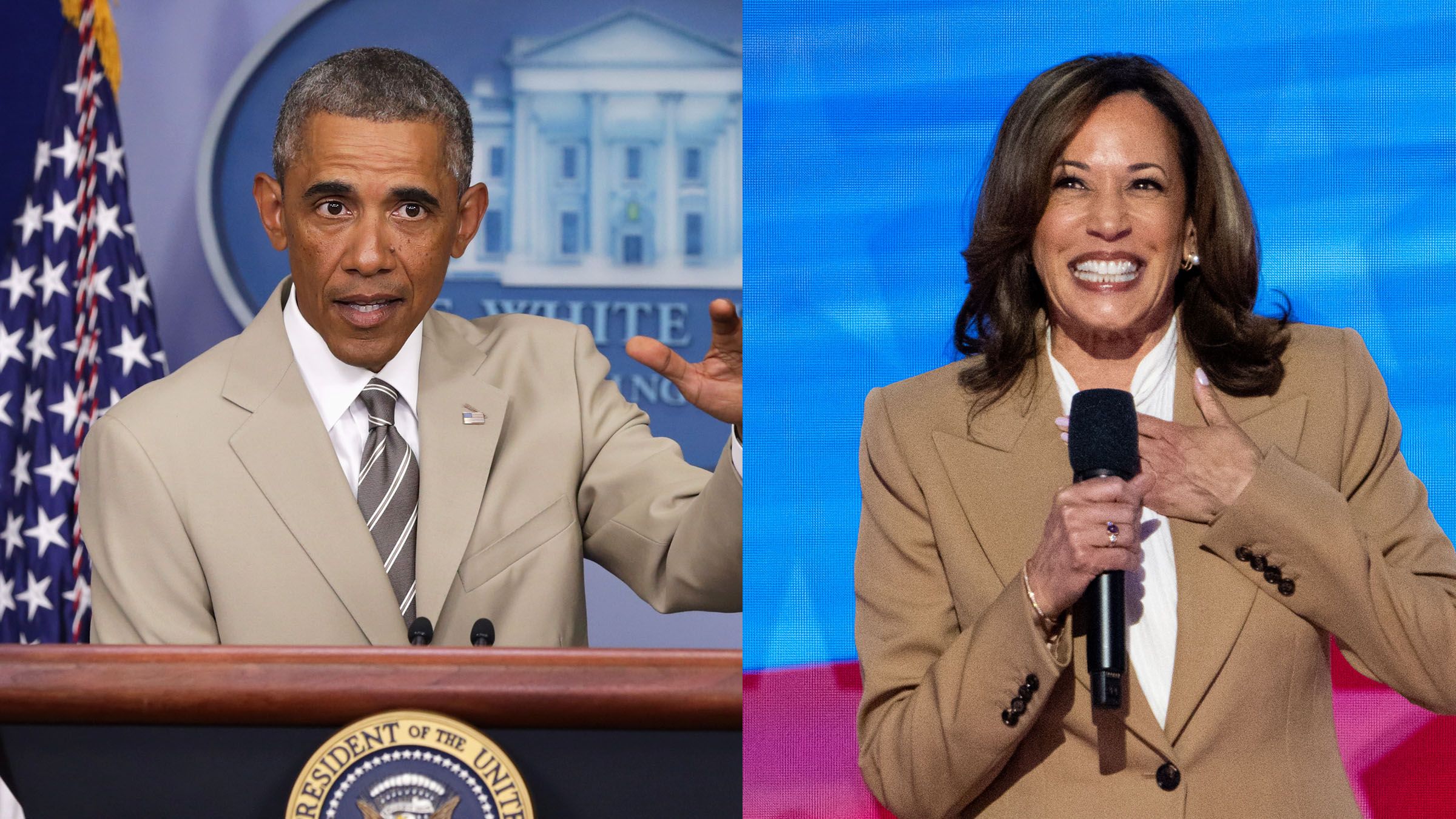 Barack Obama Celebrates 'Suitgate' Anniversary by Comparing Iconic Tan