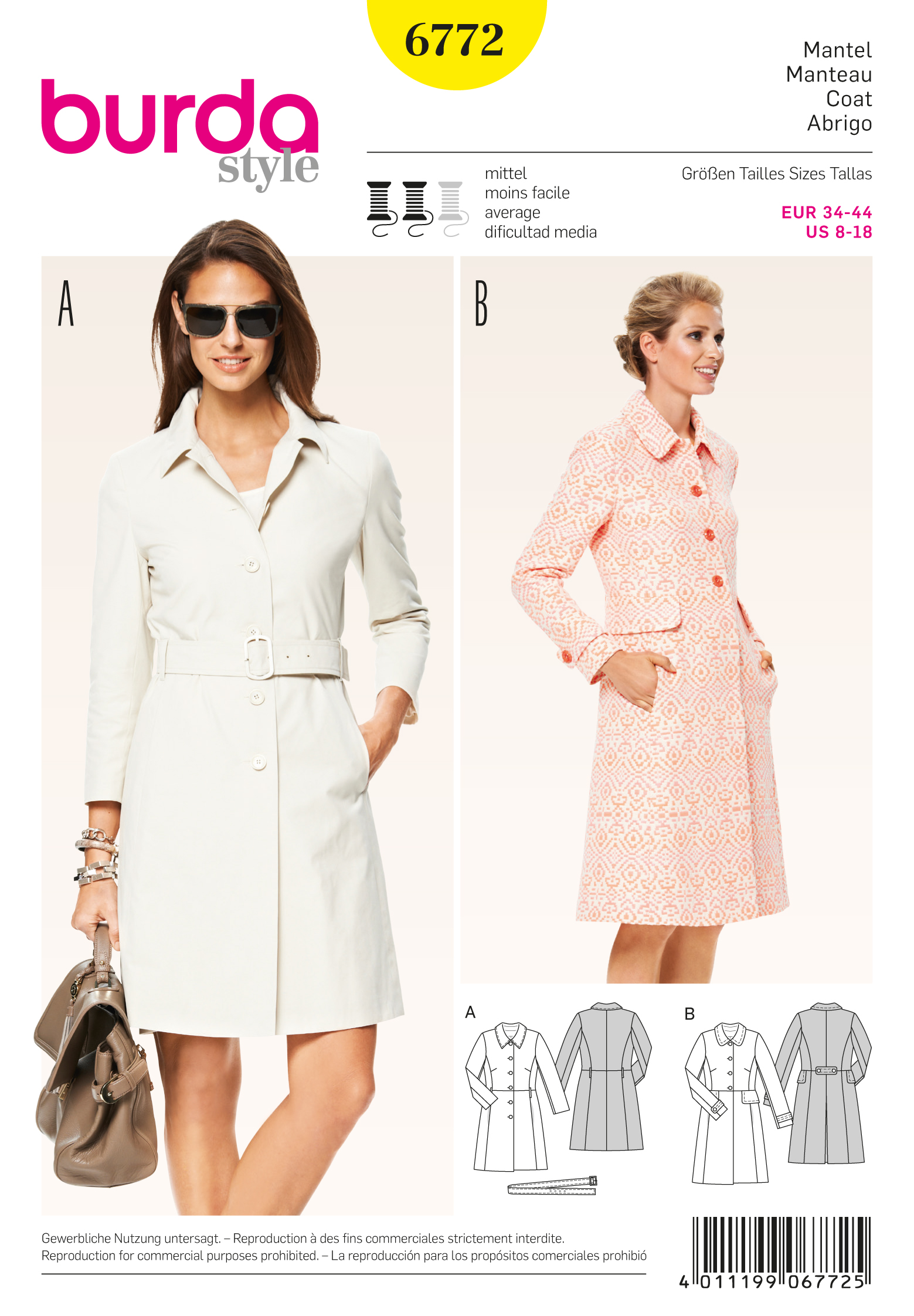 35+ Designs Burda Sewing Coat Pattern EzmiaFarhana