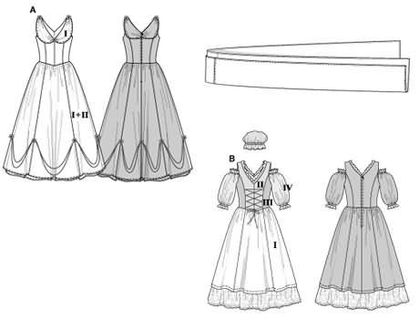 History Empress Laundry Dress No.2479 Burda Style Sewing