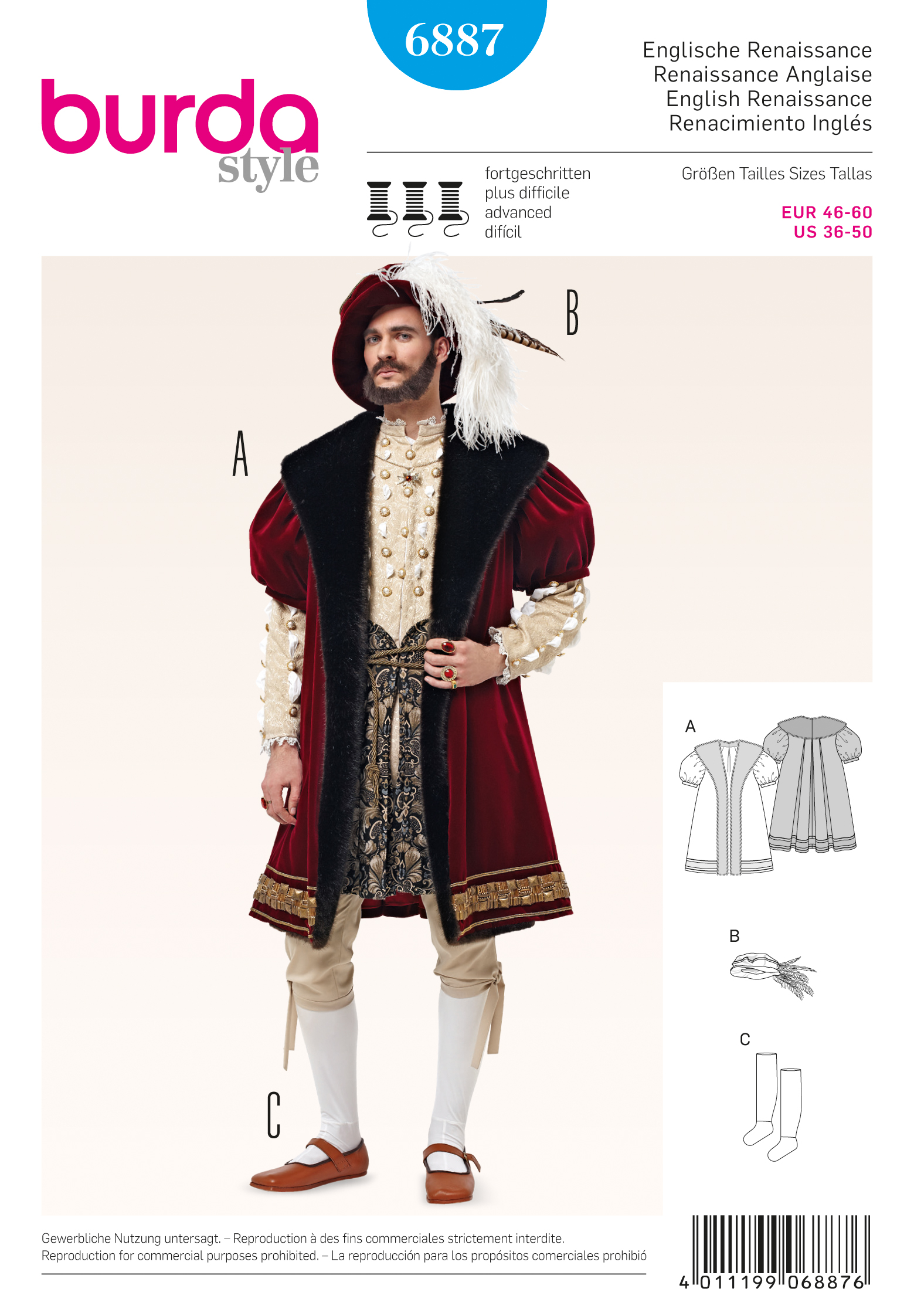 Burda 6887 Costumes