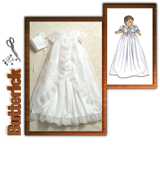 Butterick 4964 Baptism Gown sewing pattern