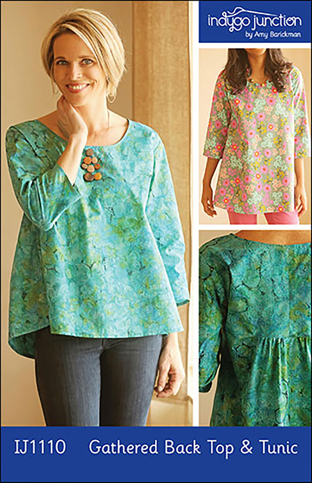 Indygo Junction IJ1110 Gathered Back Top & Tunic