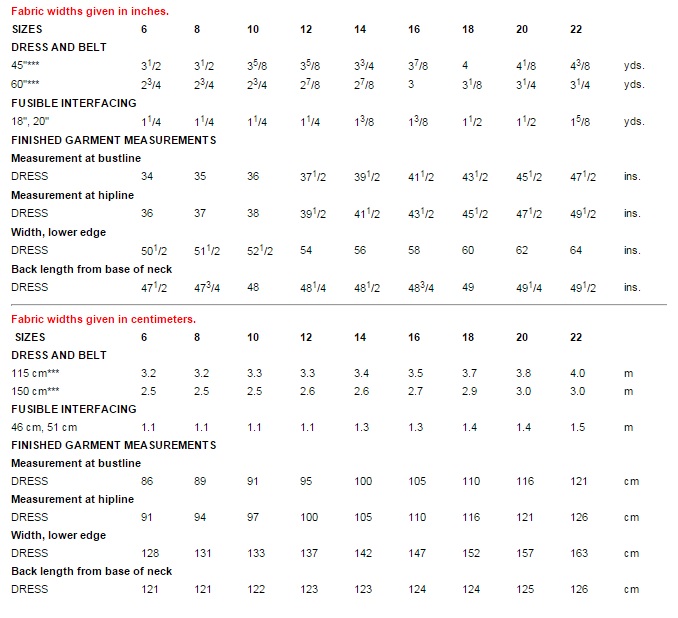 McCall's 7153 Misses' Dress and Belt