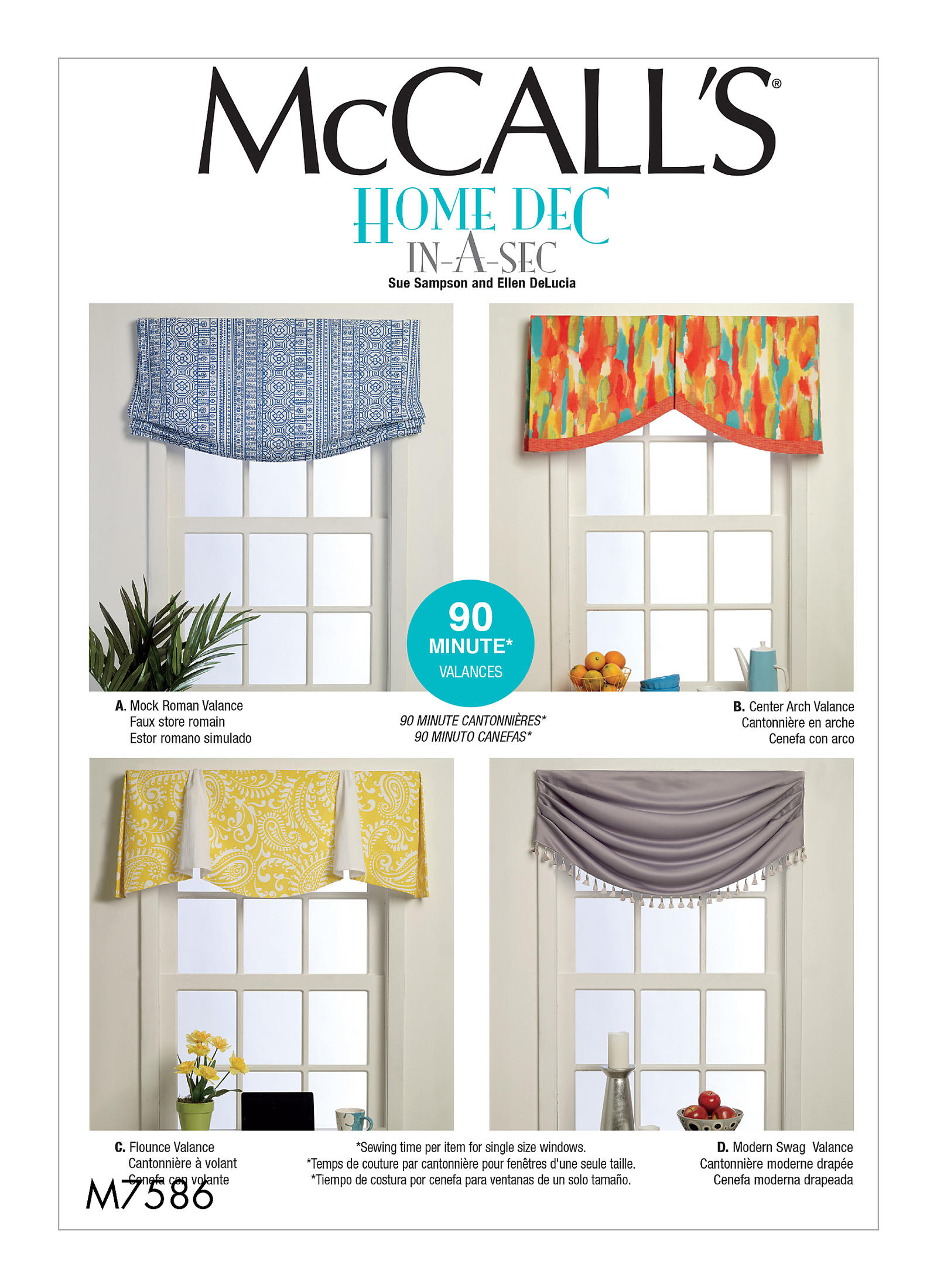McCall's 7586 Window Valances