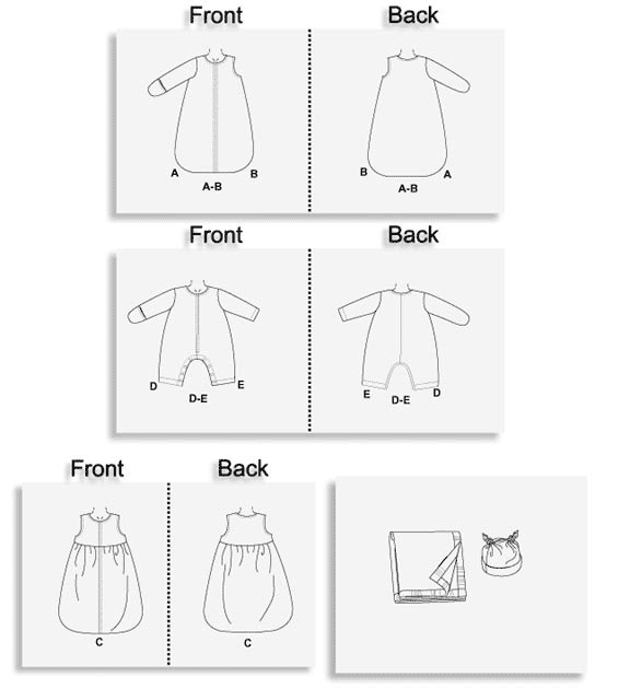 McCall's 4236 Infant Bunting