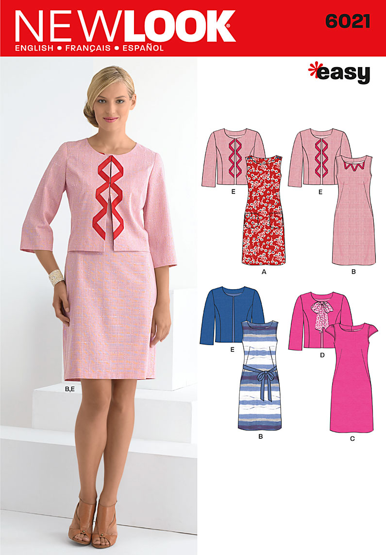 New Look 6021 Misses' Dresses & Jacket