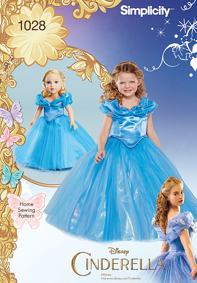 Simplicity 1028 Disney Cinderella Costume
