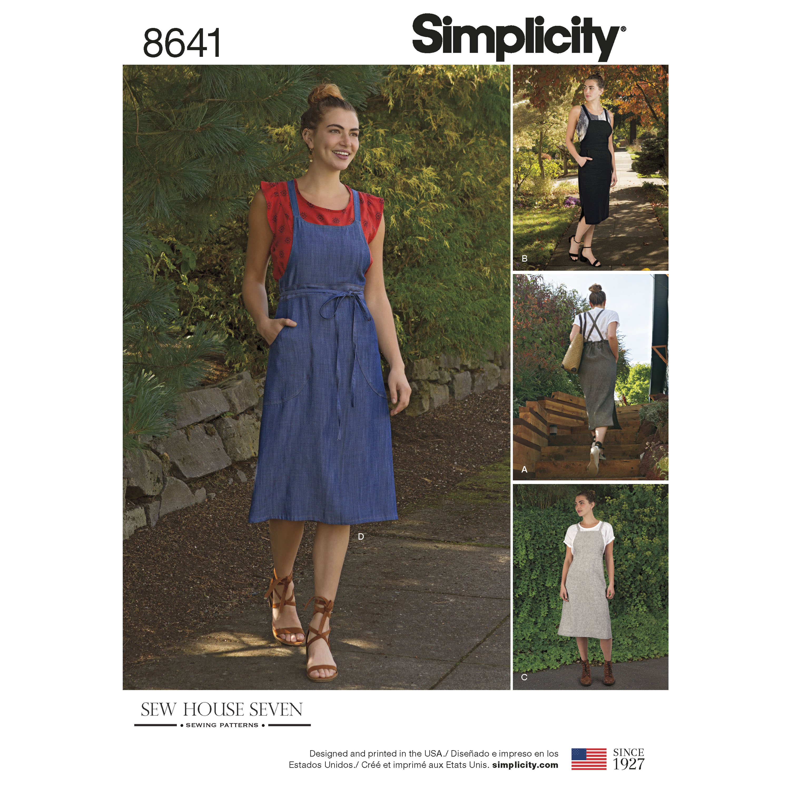 Simplicity 8641 Misses' Jumper Dress