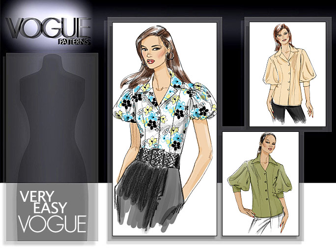 Vogue Patterns Fall 2023 Vogue Patterns 8557 Misses' Blouse