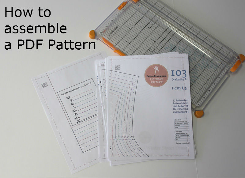Assembling a PDF Pattern at home 3/31/14 Blog