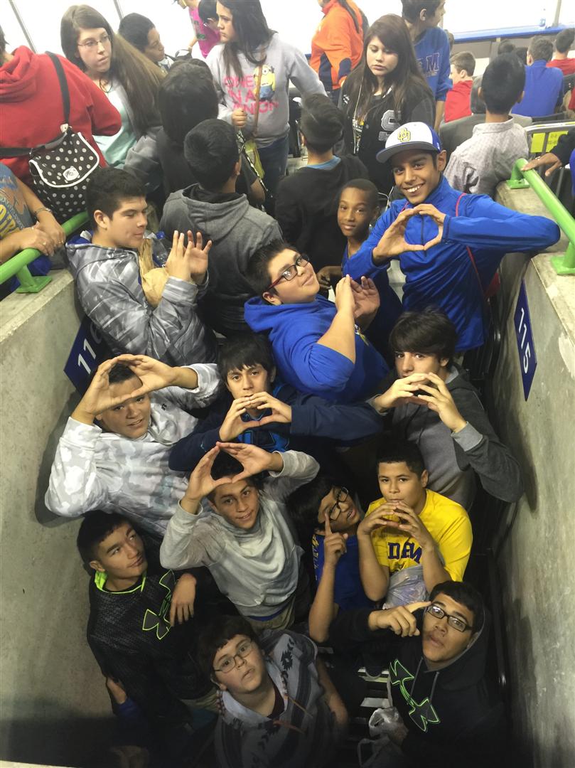 Odem Junior High Latest News 8th grade attends Icerays game learns