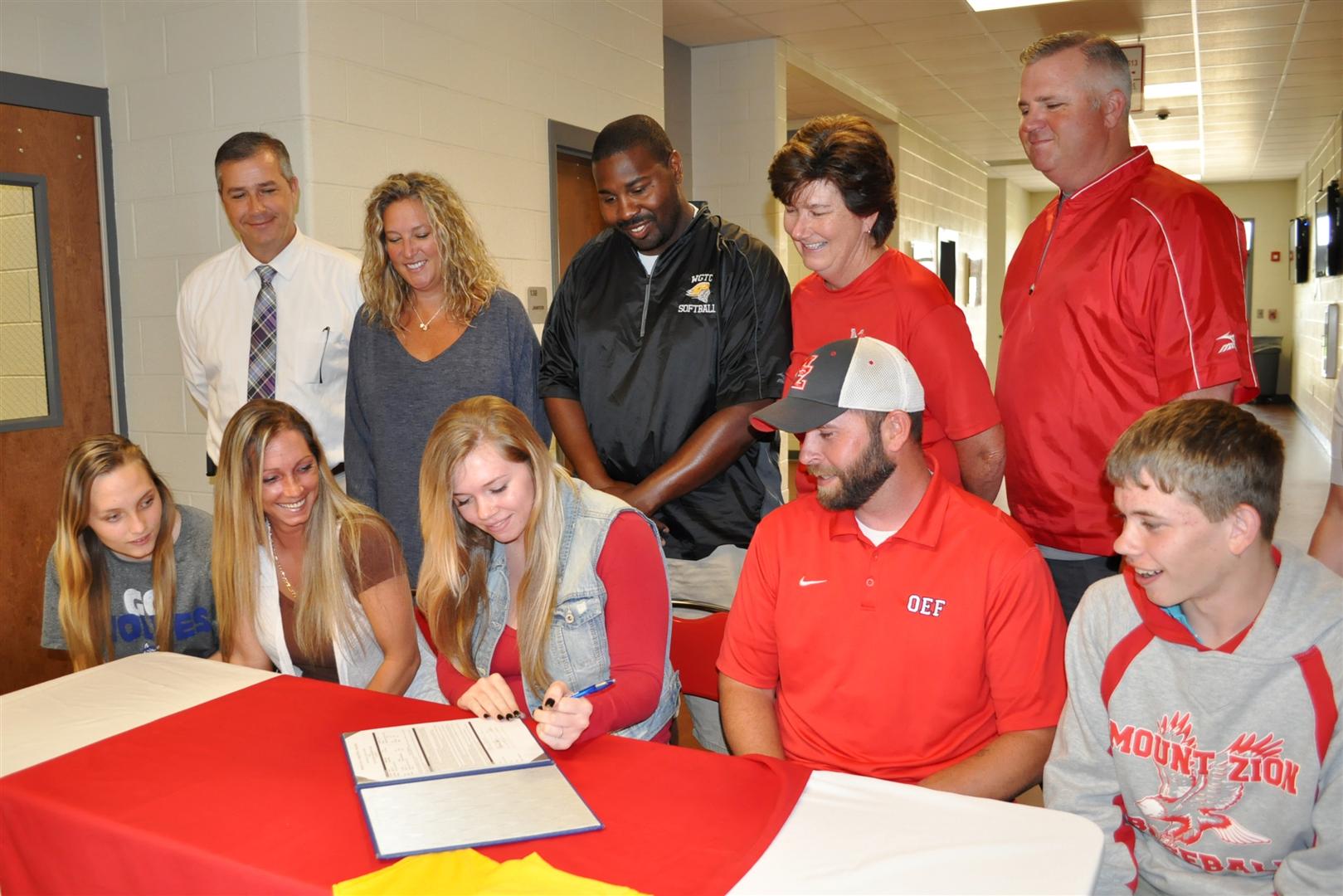 Mount Zion High Highlights Ashley Smith Signs with West Central